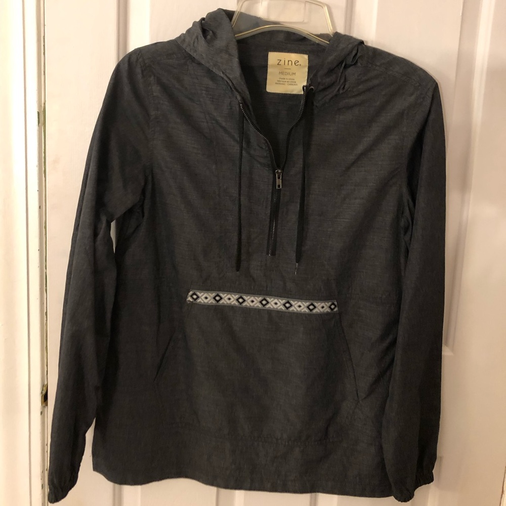 Quarter Zip Zumies Windbreaker Hoodie